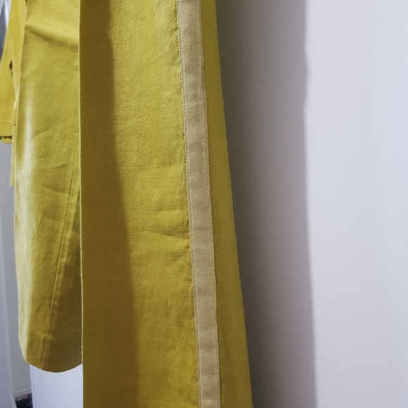 Verge Pant Suit, Size 12, Chartreuse Green. - Picture 3 of 5